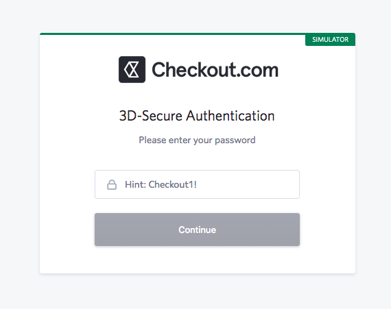 Screenshot of 3DS simulator with prompt to enter password